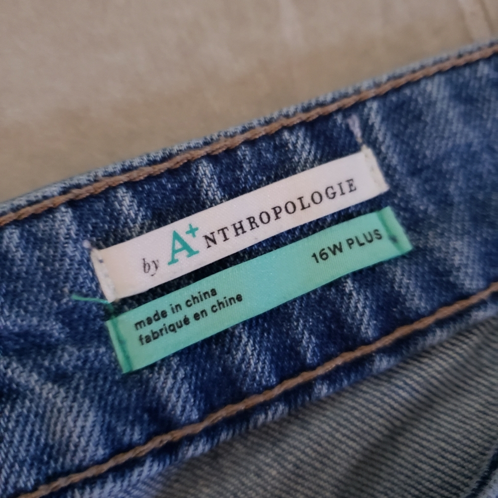 GUC Anthropologie Pilcro Vintage Straight Jeans - Picture 3 of 11